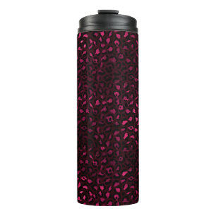 Termo Diseño de la serie Leopardo Burgundy y Gold 3