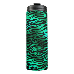 Termo Diseño de la serie Safari de Esmeralda y Oro 10