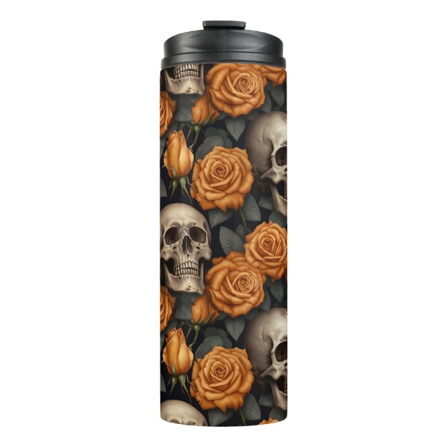 Termo Diseño de la serie Skull and Rosas 11 (Anverso)