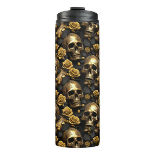 Termo Diseño de la serie Skull y Rosas 8