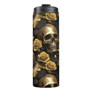 Termo Diseño de la serie Skull y Rosas 8