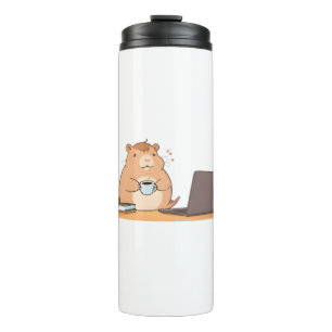 Termo Diseño de Laptop de Café de Codificador de Carpinc