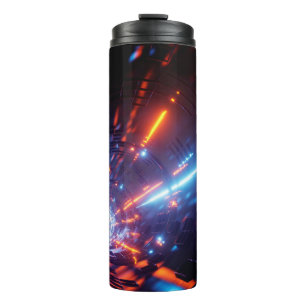 Termo Diseño de luz láser Uhd en papel pintado