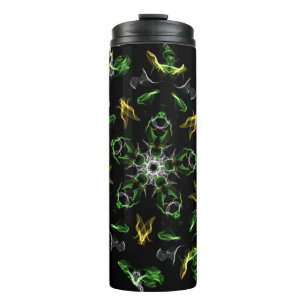 Termo Diseño de manala de humo verde
