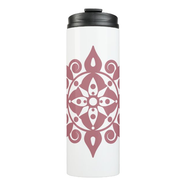 Termo Diseño de Mandala fresco (Anverso)