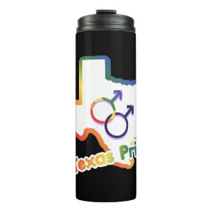 Termo Diseño de mapas de Texas para personas LGBT+ orgul