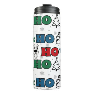 Termo Diseño de Navidades Ho-Ho-Ho