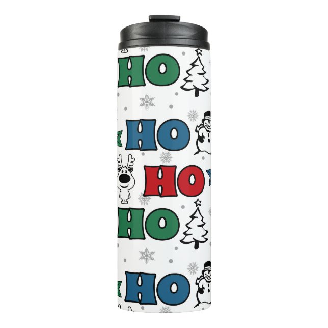 Termo Diseño de Navidades Ho-Ho-Ho (Anverso)