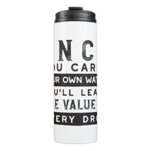 Termo Diseño de oferta de sabiduría - Valor de cada gota