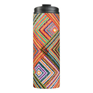 Termo Diseño de parches con plazas aztecas.