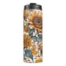 Diseño de patrón de girasoles bailarines