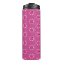 Diseño de patrón de pirita rosa Tumbler