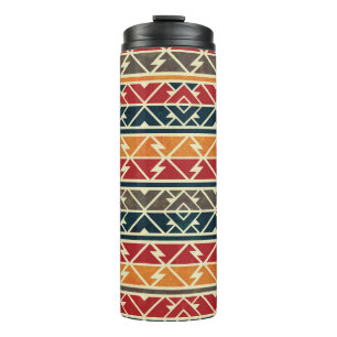 Termo Diseño de patrones africanos sin foco
