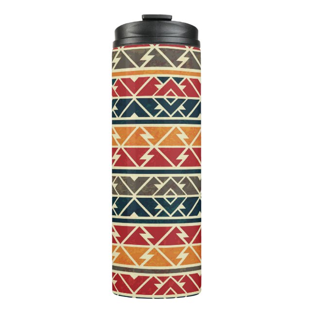 Termo Diseño de patrones africanos sin foco (Anverso)