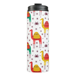 Termo Diseño de patrones de camello en color plano