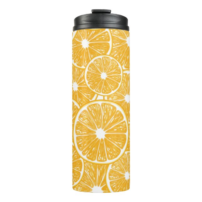 Termo diseño de patrones de cortes de naranja (Anverso)