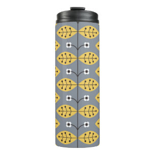 Termo Diseño de patrones dibujados a mano con vintage d
