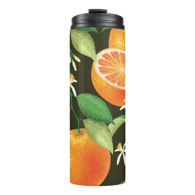 Termo Diseño de patrones sin inconvenientes de Naranja v (Anverso)