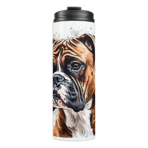 Termo Diseño de perro fotográfico portátil Boxer Buddy