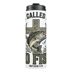Termo Diseño de Pesca Cristiano Me Llamó a Pescar
