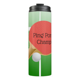 Termo Diseño de Ping Pong Table Tennis