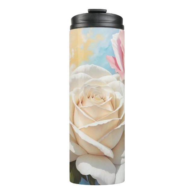 Termo Diseño de pintura Rose Bouquet (Anverso)