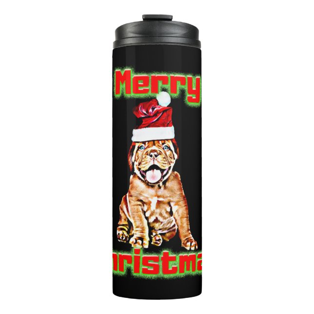 Termo Diseño de regalos para navidades de Dog Lovers (Anverso)