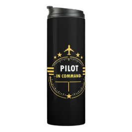 Termo Diseño de taza para piloto de aviación personaliza