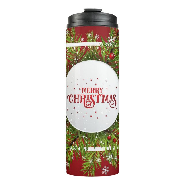 Termo Diseño de tema de Navidad (Anverso)