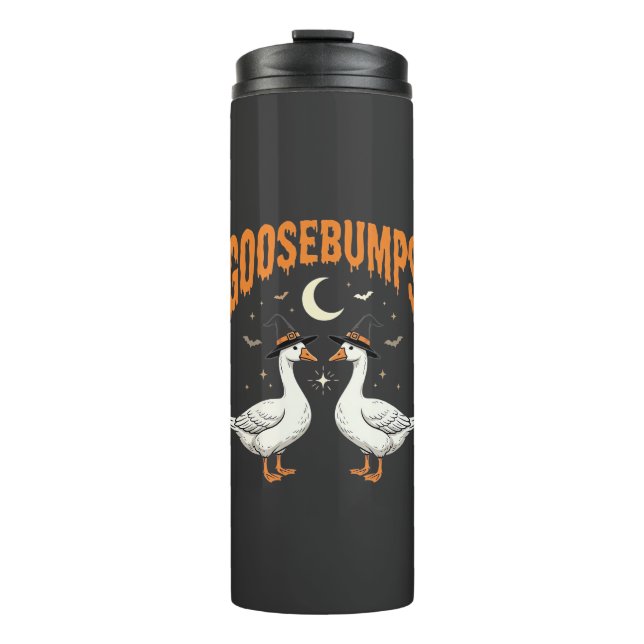 Termo Diseño de vector de gansos de bruja de Halloween d (Anverso)