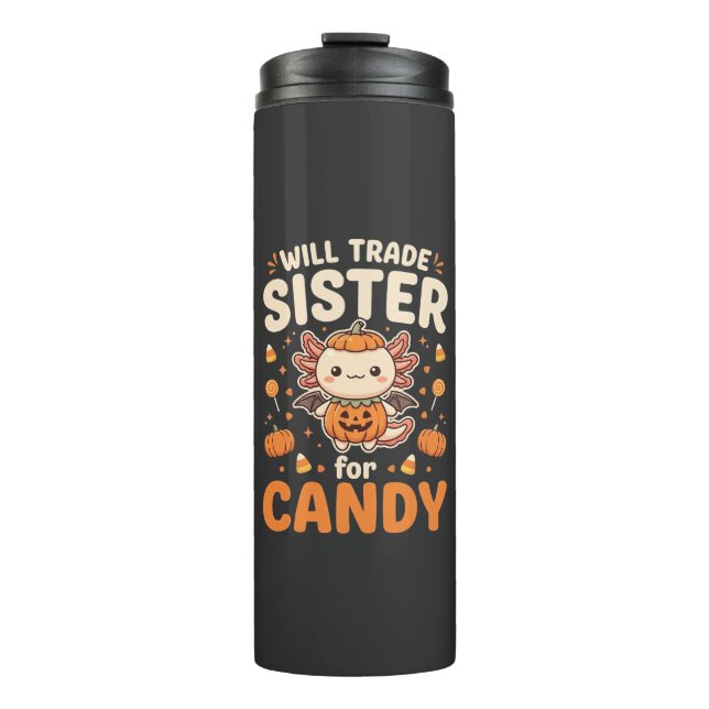 Termo Diseño de vector de intercambio de dulces de Axolo (Anverso)