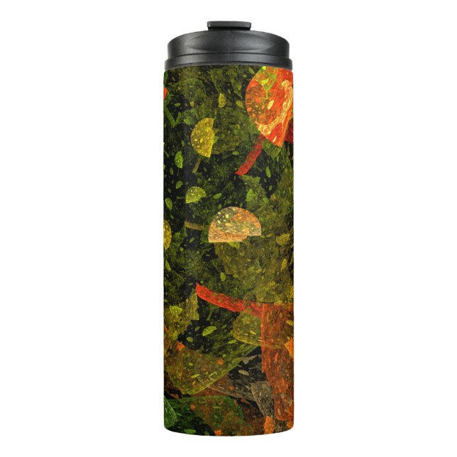 Termo Diseño decorativo colorido de otoño (Anverso)