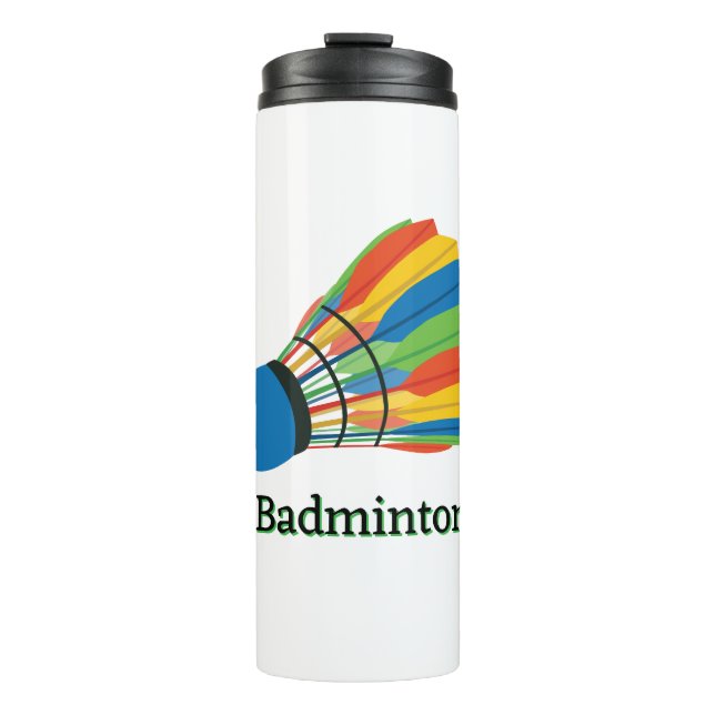 Termo Diseño del Shuttlecock de Badminton (Anverso)