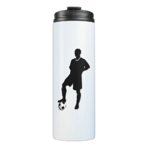 Termo Diseño deportivo de fútbol