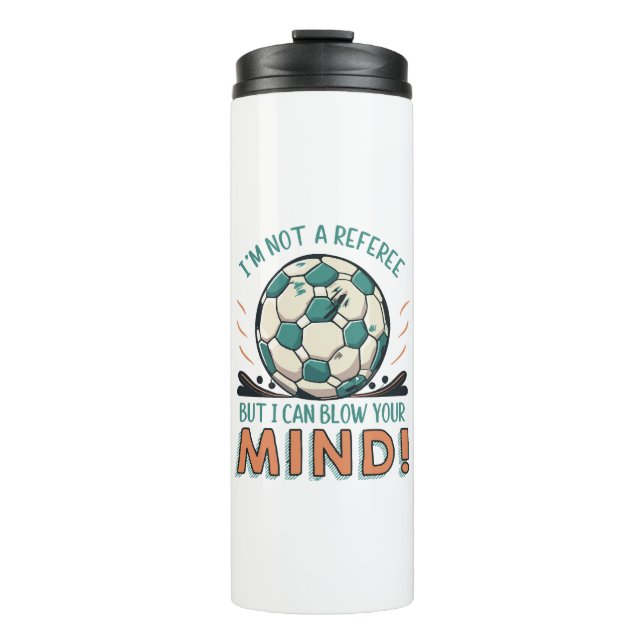 Termo Diseño Divertido de Fútbol (Anverso)
