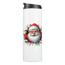 Diseño divertido de Santa Claus 3D para Navidad y