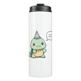 Termo Diseño divertido de tortuga "Alcancé mi punto máxi