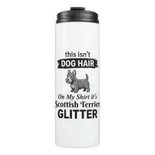Termo Diseño divertido del Terrier escocés con brillo pa