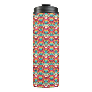 Termo Diseño elegante del patrón tradicional sin foco
