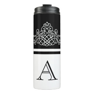 Termo Diseño elegante en monograma