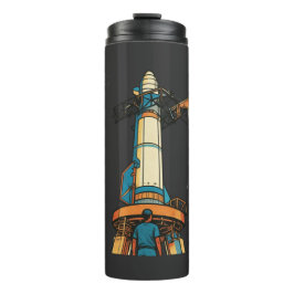 Termo Diseño futurista de exploración espacial