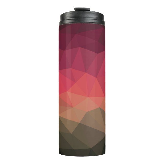 Termo Diseño geométrico moderno con efecto de cristal oc (Anverso)