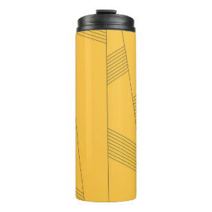 Termo Diseño gráfico abstracto simple, amarillo y modern