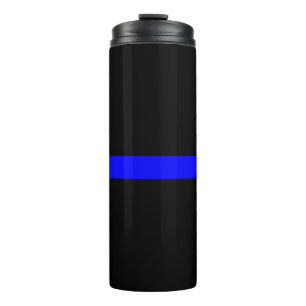 Termo Diseño gráfico simbólico Thin Blue Line en