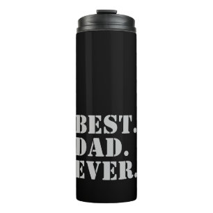 Termo Diseño Masculino Moderno Genial Mejor Papá del Mun
