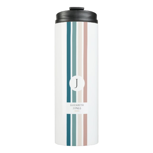 Termo Diseño minimalista en tonos pastel (Anverso)