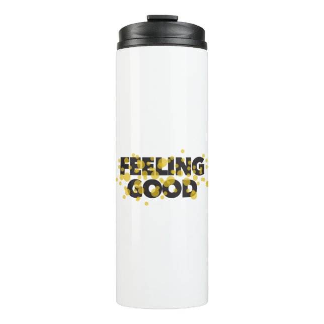 Termo Diseño moderno, lúdico y alegre de Feeling Good (Anverso)