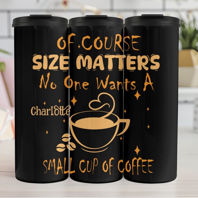 Termo Diseño motivacional para los amantes del café humo (Subido por el creador)