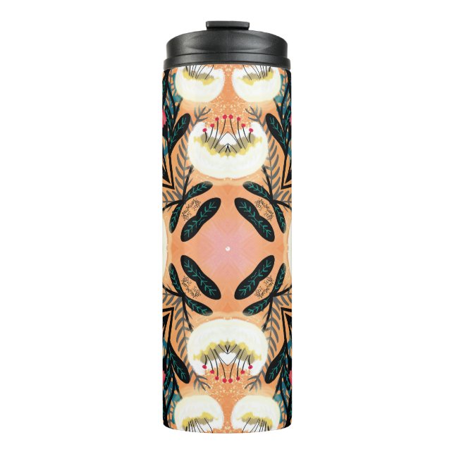 Termo Diseño Ornamental Floral Paisley Bandanna (Anverso)