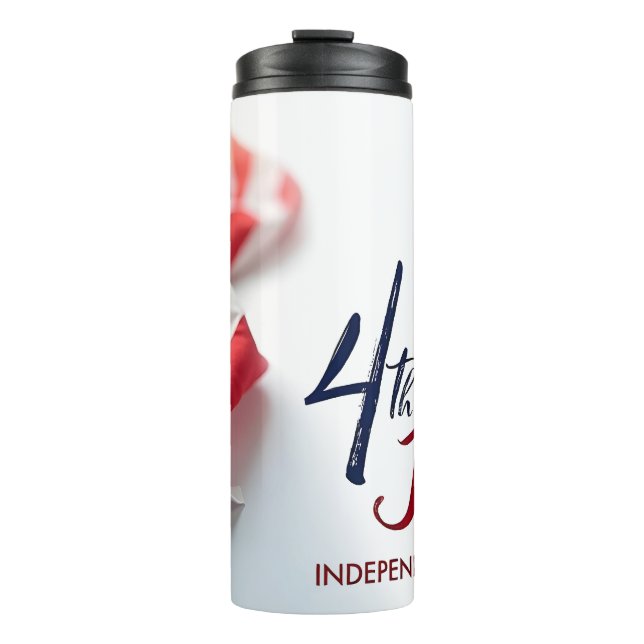 Termo Diseño Patriótico del Día de la Independencia del  (Anverso)